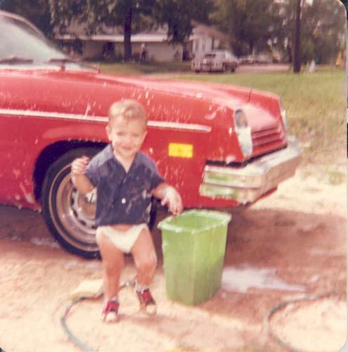 Washing Car - 1977